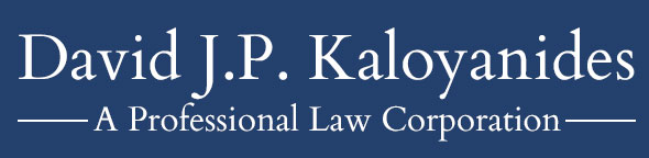 David J.P. Kaloyanides | A Professional Law Corporation