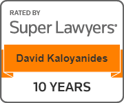 Rated by | Super Lawyers | David Kaloyanides |10 Years